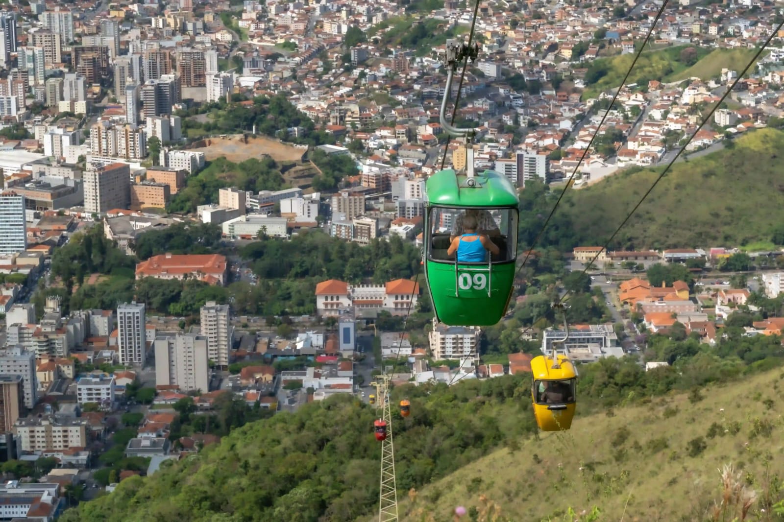 Vista aérea de Poços de Caldas